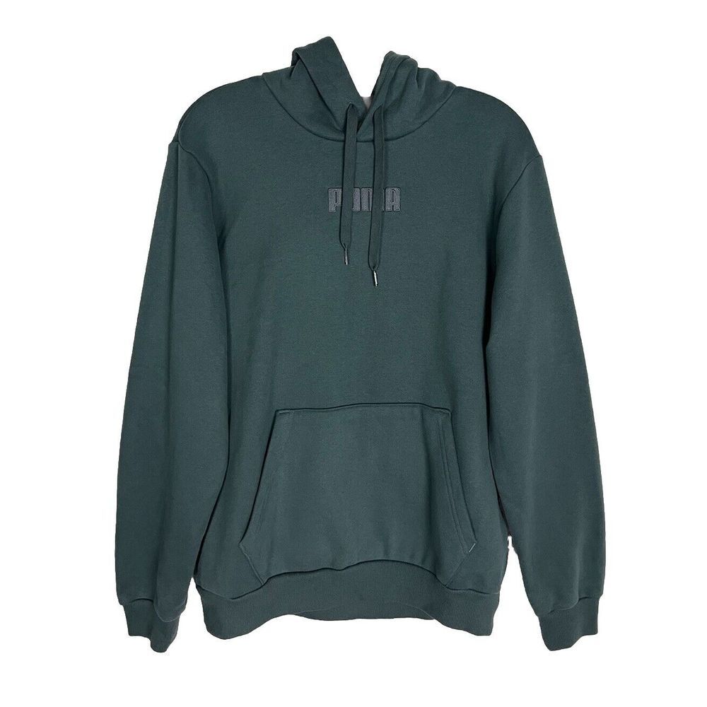 PUMA Men's Fleece Hoodie Size M Kangaroo‎ Pocket Cotton New